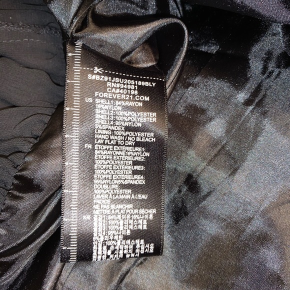 Black Bustier Ruffle Dress - Picture 7 of 10